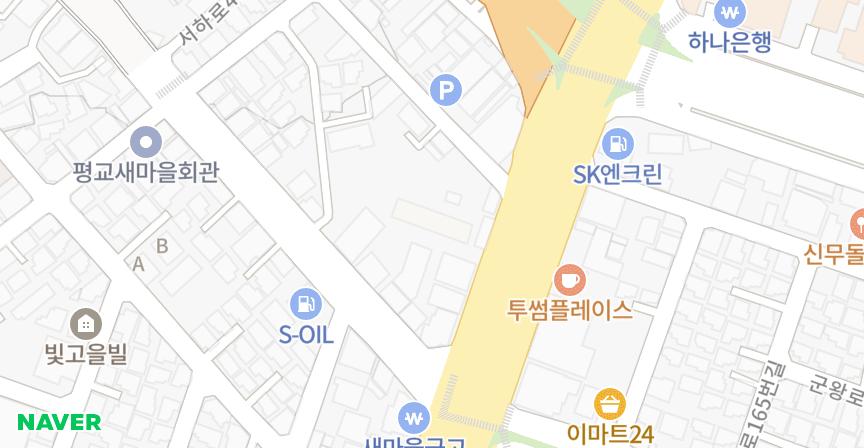 중앙 위치 지도