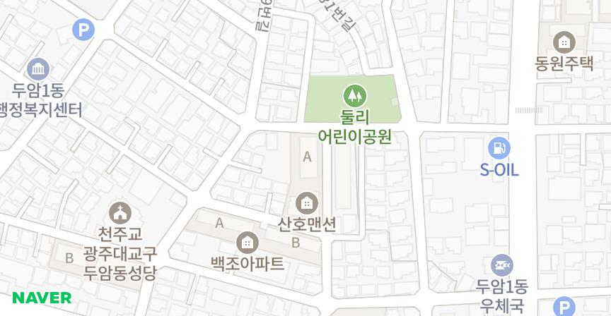 산호 위치 지도