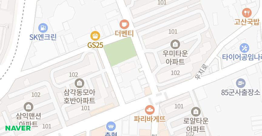 성풍블루빌 위치 지도