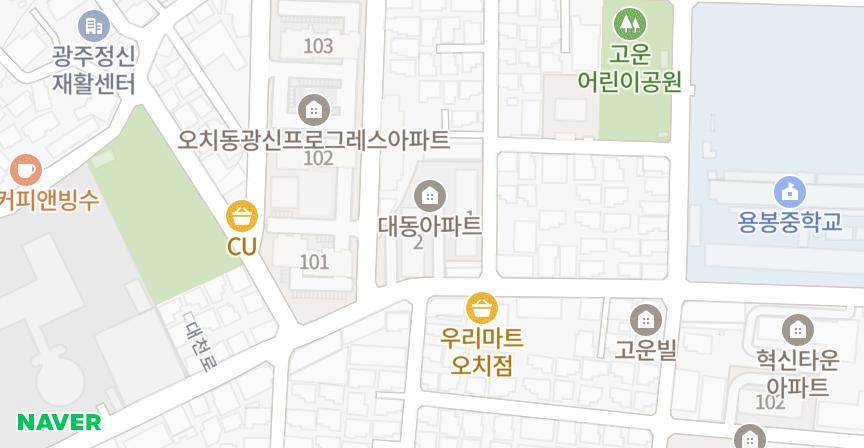 대동 위치 지도