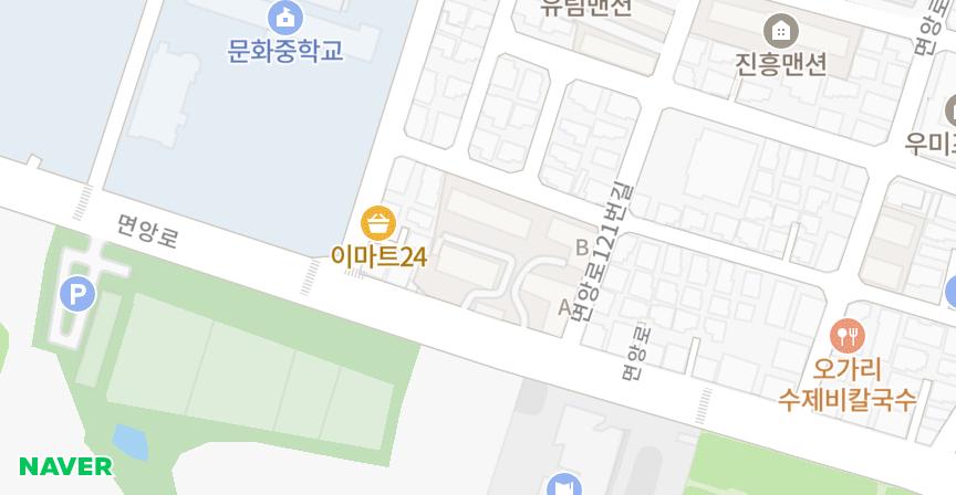 목화맨션 위치 지도