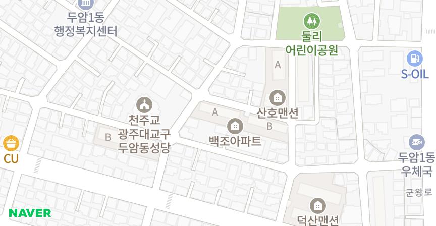 백조 위치 지도