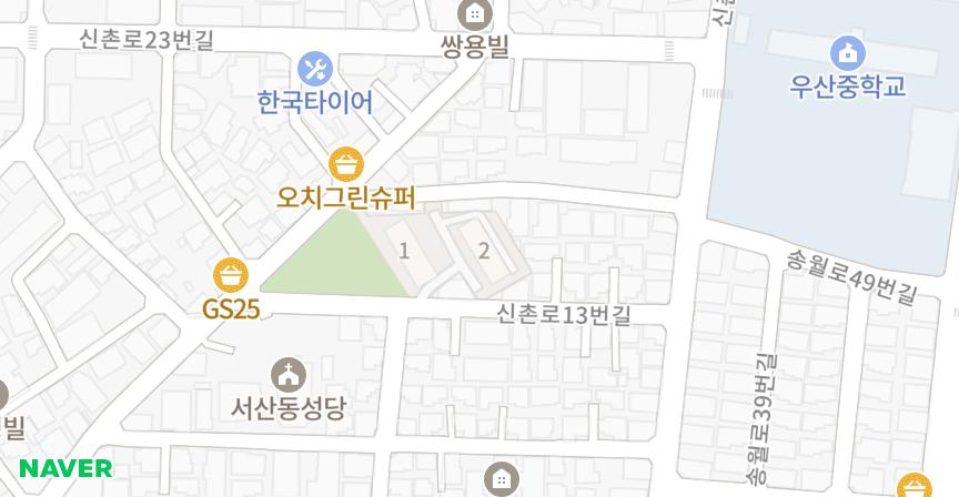 천오 위치 지도