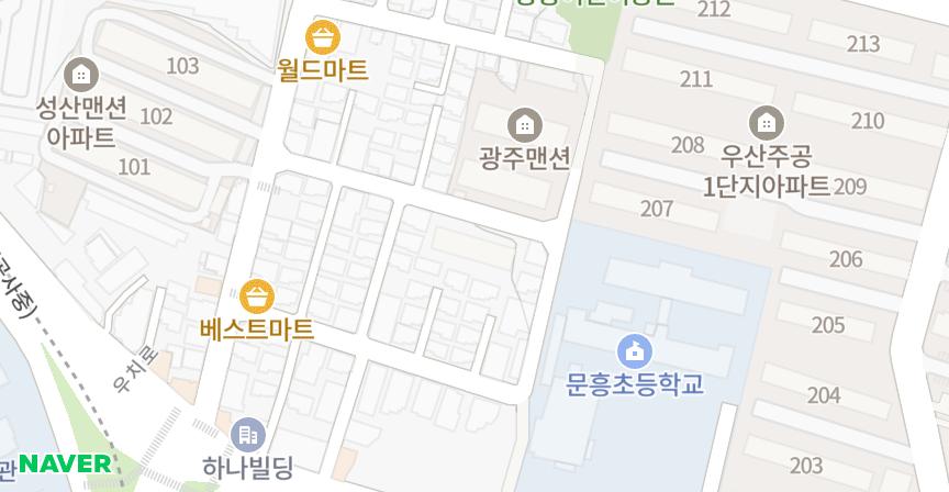 동양 위치 지도