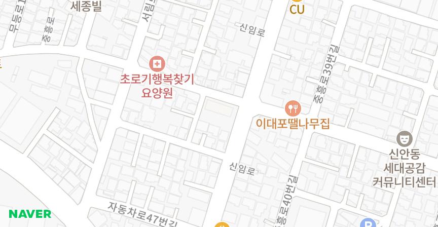 대보 위치 지도