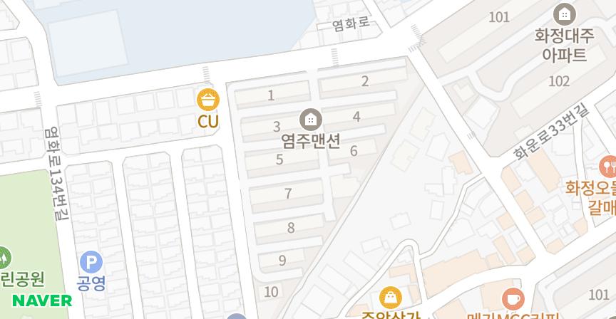 염주맨션 위치 지도