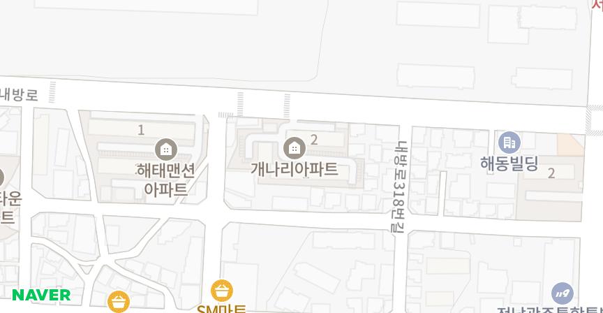 개나리 위치 지도