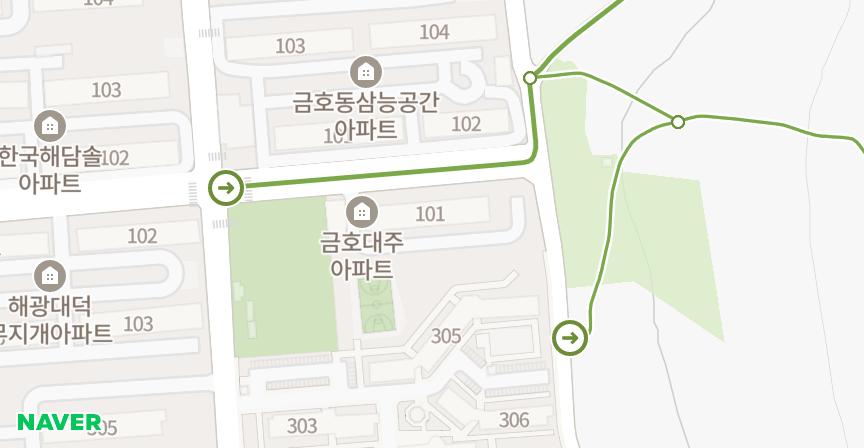금호대주 위치 지도