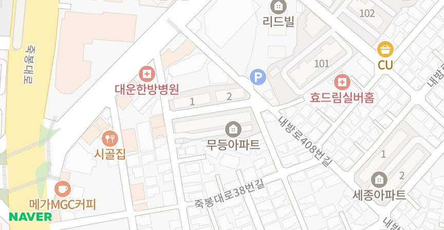 무등맨션 위치 지도