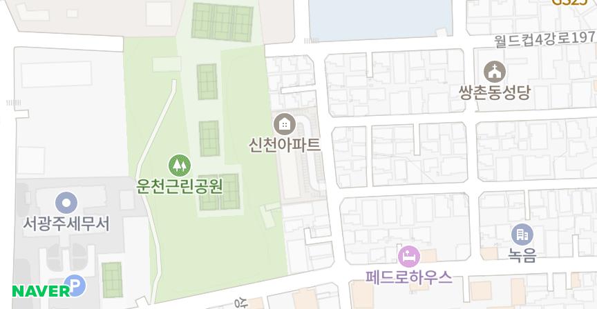 신천맨션 위치 지도