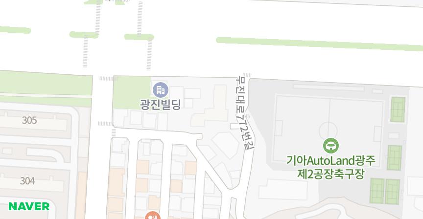 상무지오스테이션 위치 지도