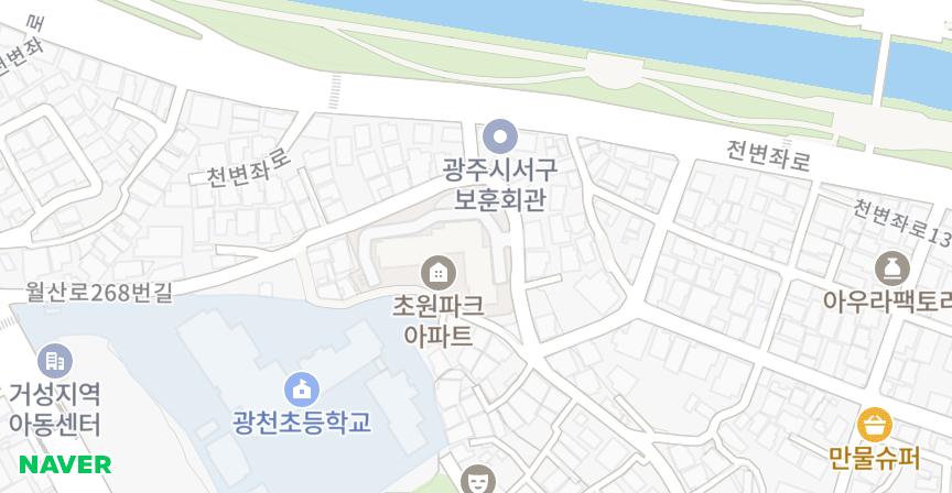 초원파크 위치 지도