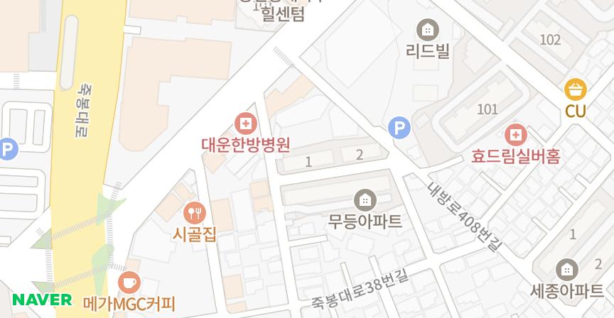 코스모스 위치 지도