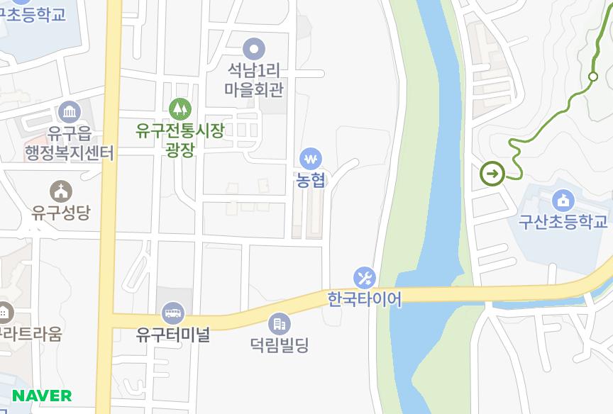 충청남도 공주시 유구읍 석남리 근화 위치·실거래 시세 지도