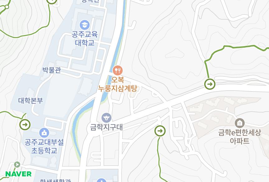 충청남도 공주시 금학동 덕성빌라 위치·실거래 시세 지도