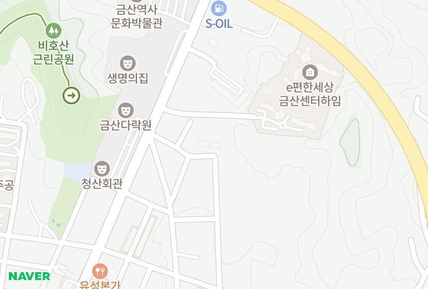 충청남도 금산군 금산읍 중도리 중도 위치·실거래 시세 지도