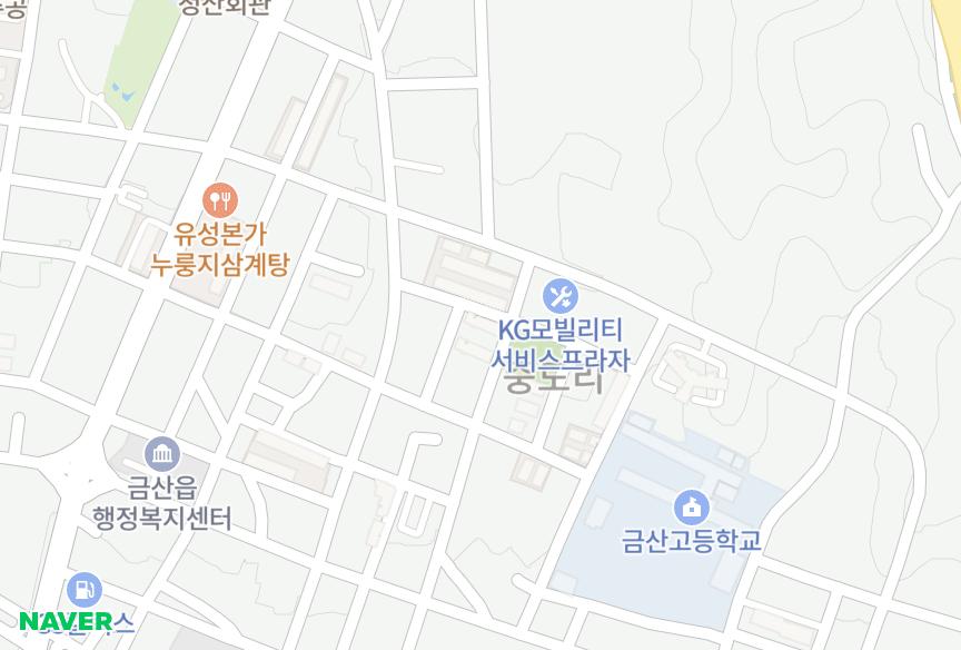 충청남도 금산군 금산읍 중도리 미동맨션 위치·실거래 시세 지도