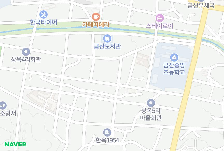 충청남도 금산군 금산읍 상옥리 육성맨션 위치·실거래 시세 지도