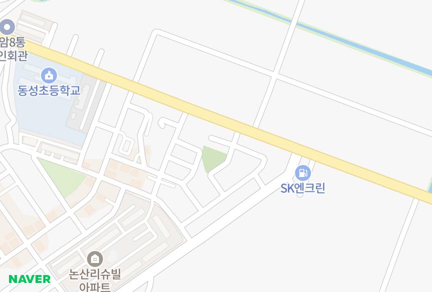 충청남도 논산시 취암동 그대안애 위치·실거래 시세 지도