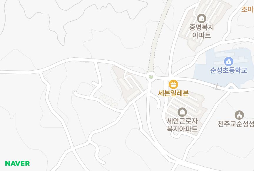 충청남도 당진시 순성면 봉소리 순성한영 위치·실거래 시세 지도