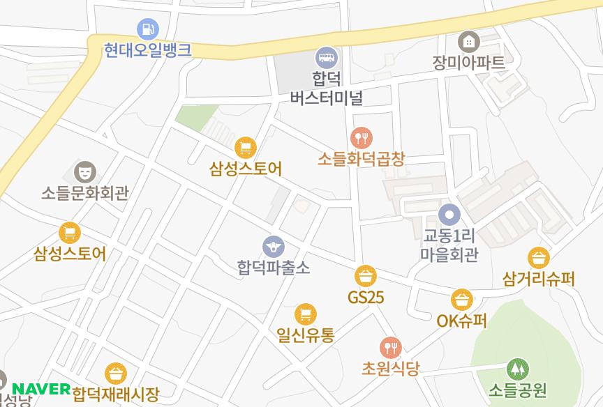 충청남도 당진시 합덕읍 운산리 아이비명품 위치·실거래 시세 지도
