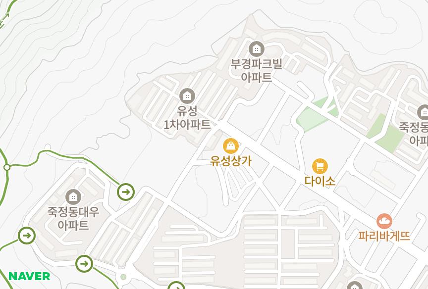 충청남도 보령시 죽정동 남해 위치·실거래 시세 지도