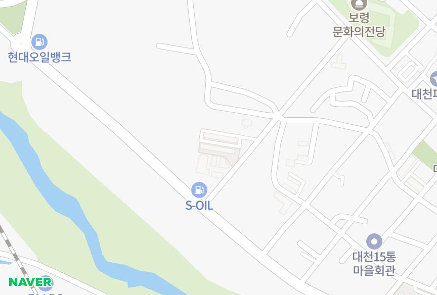 충청남도 보령시 대천동 신중앙 위치·실거래 시세 지도