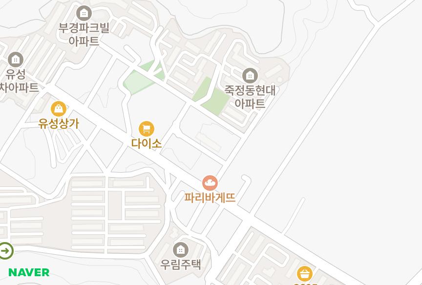 충청남도 보령시 죽정동 비슬블렌하임 위치·실거래 시세 지도