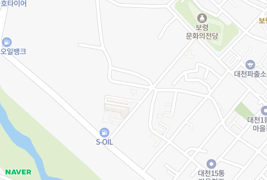 충청남도 보령시 대천동 로뎀시티 위치·실거래 시세 지도