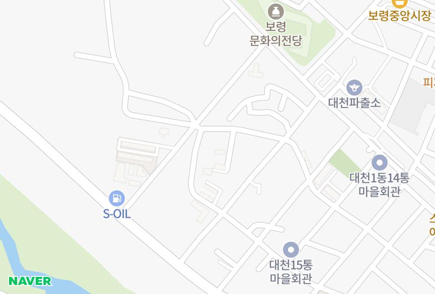 충청남도 보령시 대천동 엘케이산새마을201동 위치·실거래 시세 지도