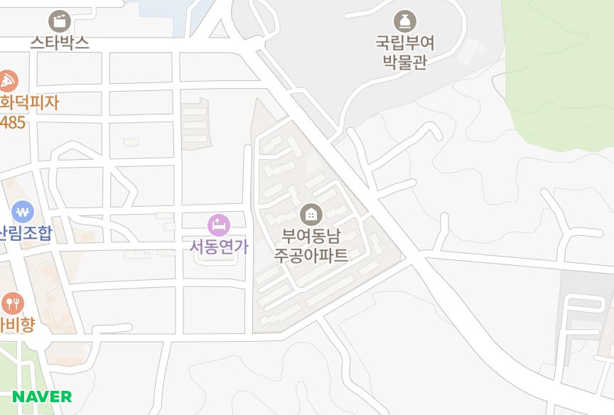 충청남도 부여군 부여읍 동남리 주공 위치·실거래 시세 지도
