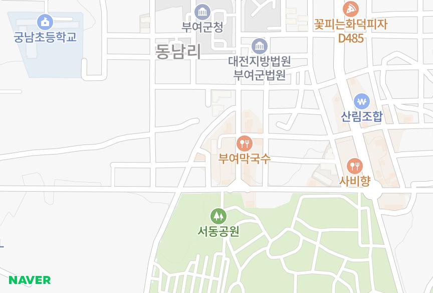 충청남도 부여군 부여읍 동남리 신안 위치·실거래 시세 지도