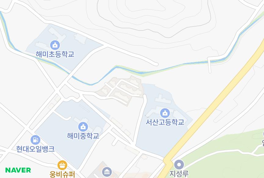 충청남도 서산시 해미면 읍내리 이아에듀타운 위치·실거래 시세 지도