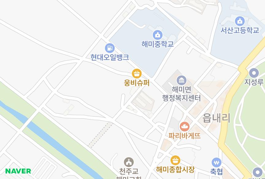 충청남도 서산시 해미면 읍내리 한서 위치·실거래 시세 지도