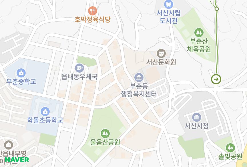 충청남도 서산시 읍내동 안성빌라 위치·실거래 시세 지도
