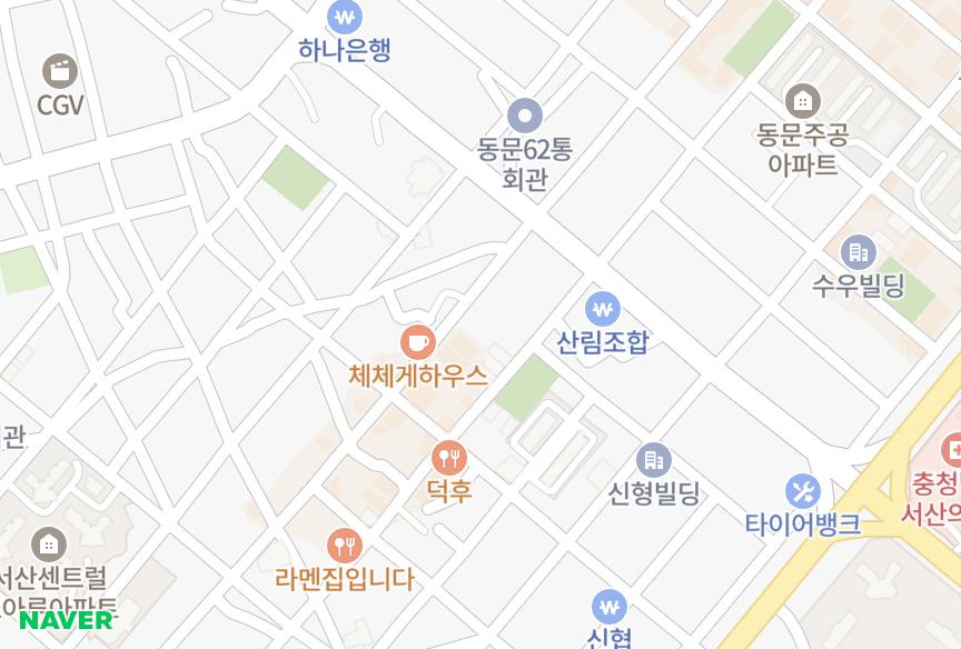 충청남도 서산시 석림동 하은타워맨션 위치·실거래 시세 지도