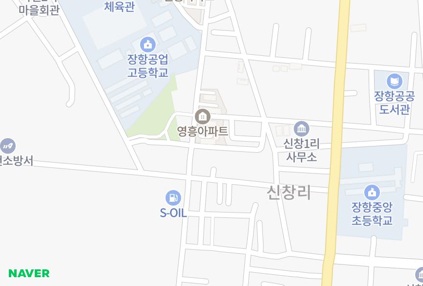충청남도 서천군 장항읍 신창리 영흥맨션 위치·실거래 시세 지도