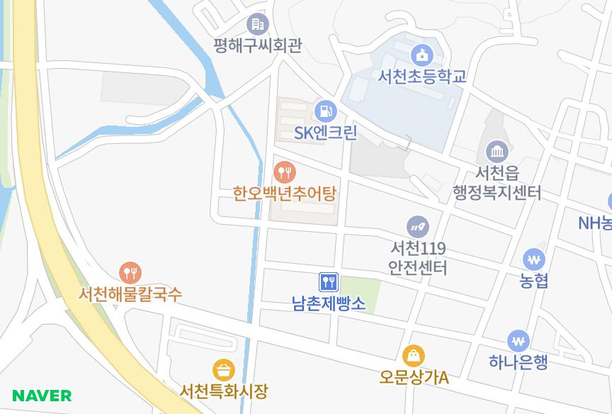 충청남도 서천군 서천읍 군사리 제일맨션 위치·실거래 시세 지도