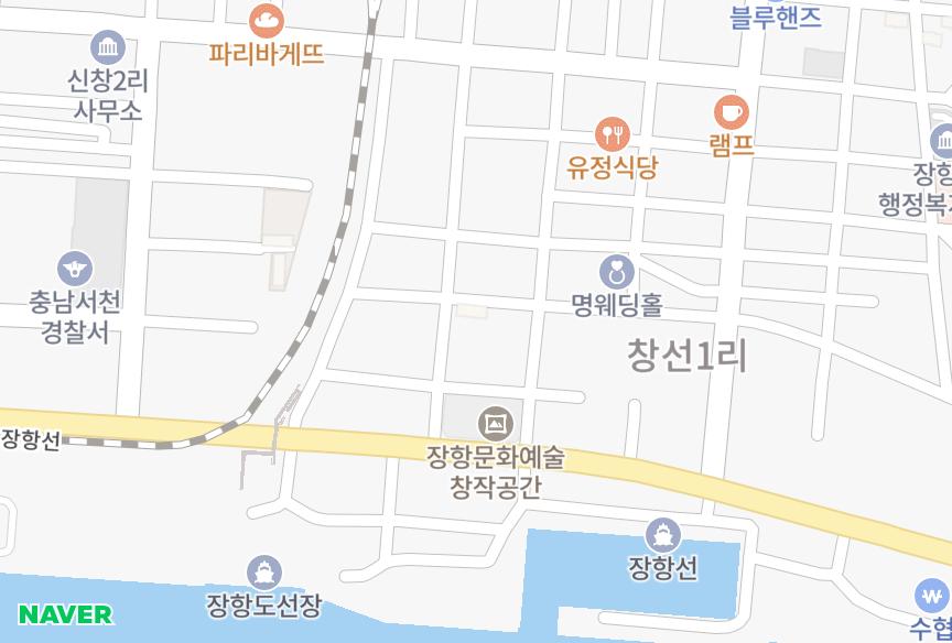 충청남도 서천군 장항읍 창선1리 상범리츠힐 위치·실거래 시세 지도