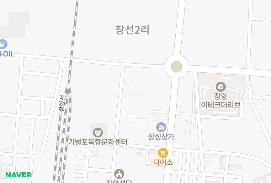 충청남도 서천군 장항읍 창선2리 THE에이치 위치·실거래 시세 지도