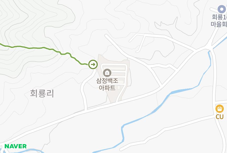 충청남도 아산시 배방읍 회룡리 삼정백조1차 위치·실거래 시세 지도