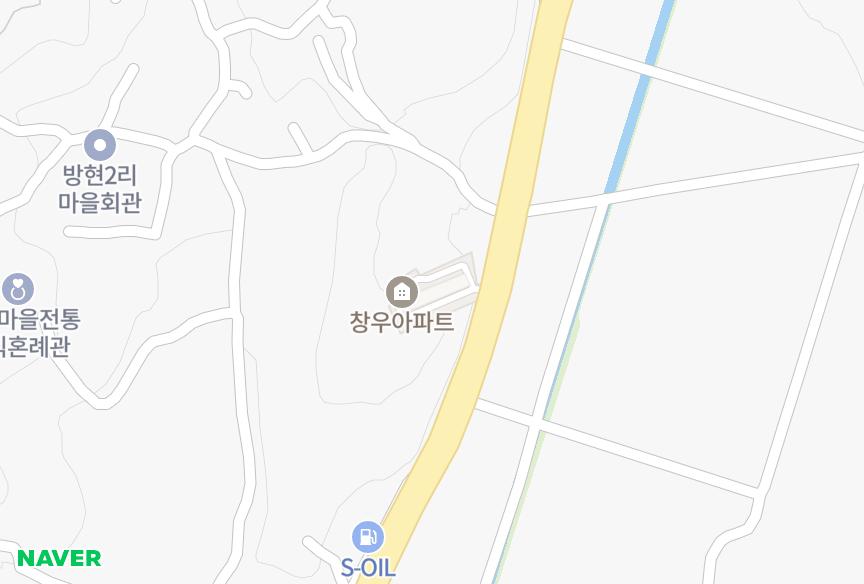 충청남도 아산시 염치읍 방현리 창우 위치·실거래 시세 지도