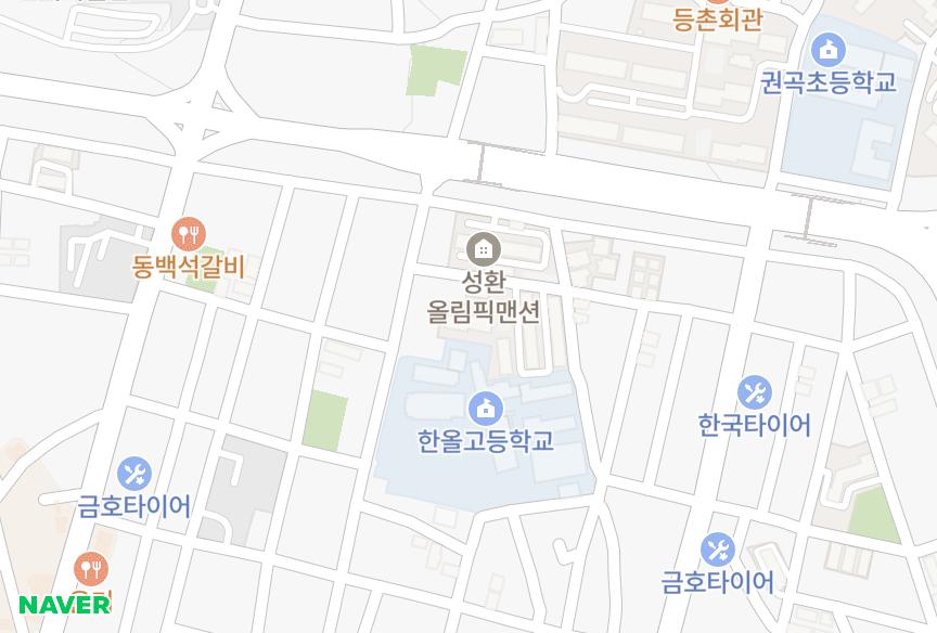 충청남도 아산시 권곡동 성환맨션 위치·실거래 시세 지도