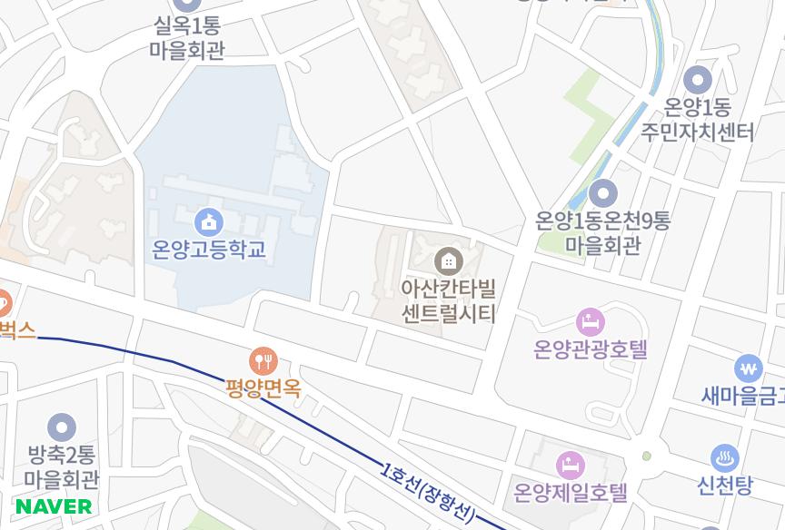 충청남도 아산시 온천동 무궁화 위치·실거래 시세 지도