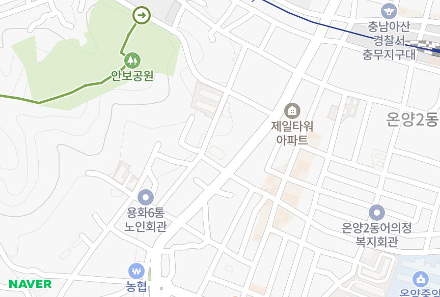충청남도 아산시 용화동 신정그린빌라트 위치·실거래 시세 지도