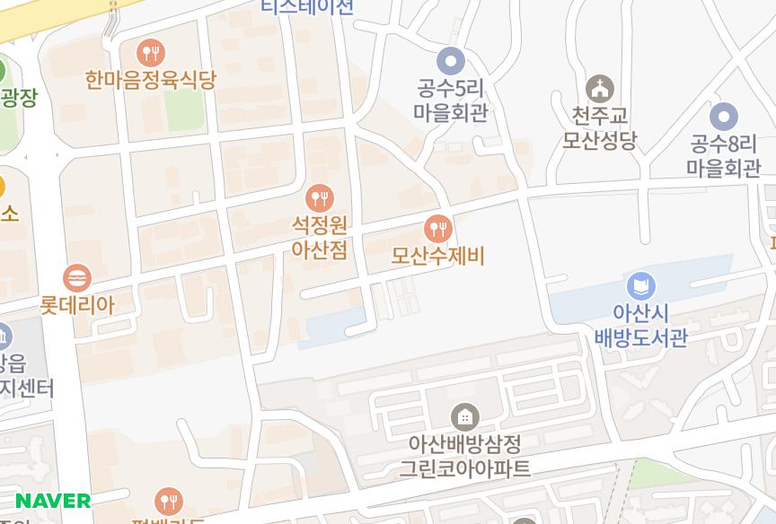 충청남도 아산시 배방읍 공수리 우영로얄 위치·실거래 시세 지도