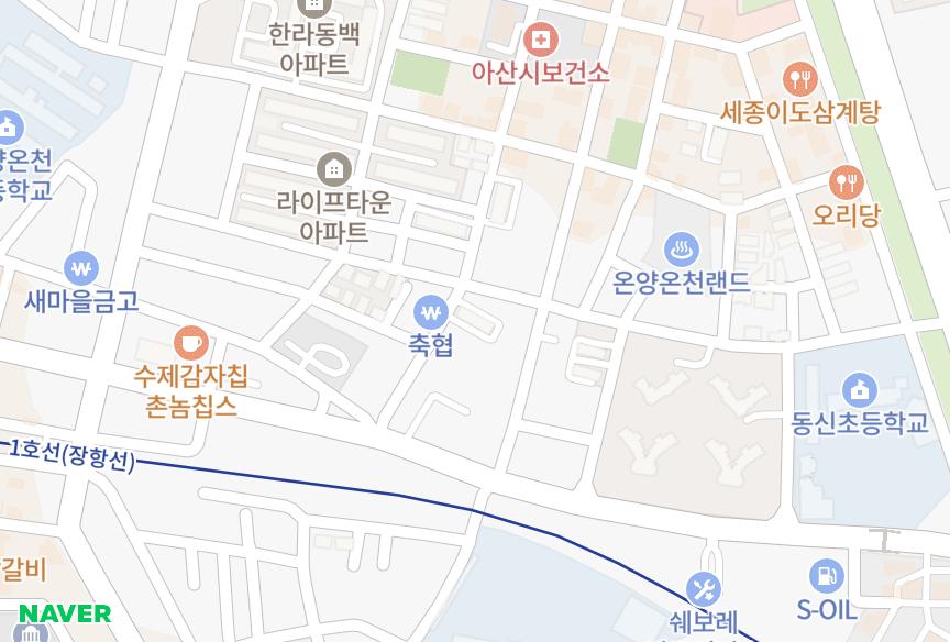 충청남도 아산시 모종동 모종활림2차 위치·실거래 시세 지도