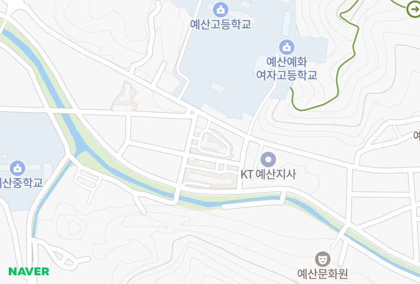 충청남도 예산군 예산읍 예산리 평화1차 위치·실거래 시세 지도