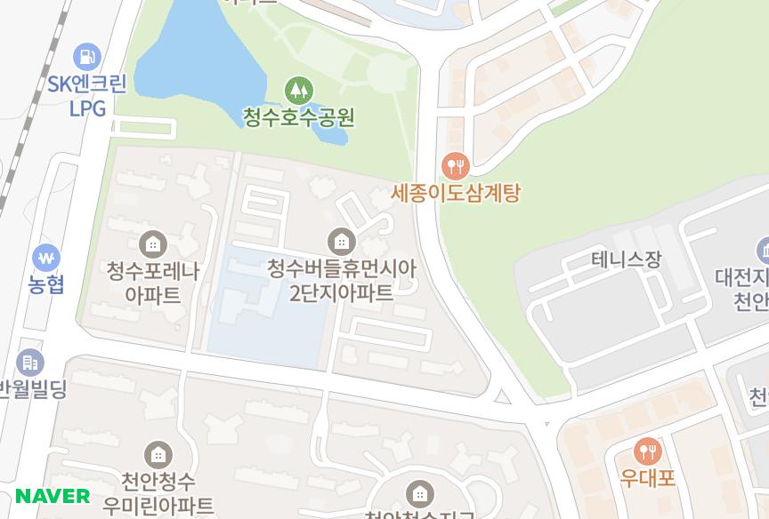충청남도 천안시 동남구 신부동 주공2차 위치·실거래 시세 지도
