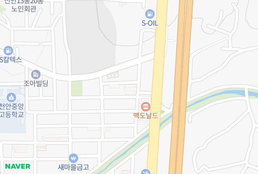 충청남도 천안시 동남구 원성동 경성그린 위치·실거래 시세 지도